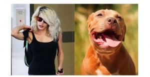 mujer-con-pitbull
